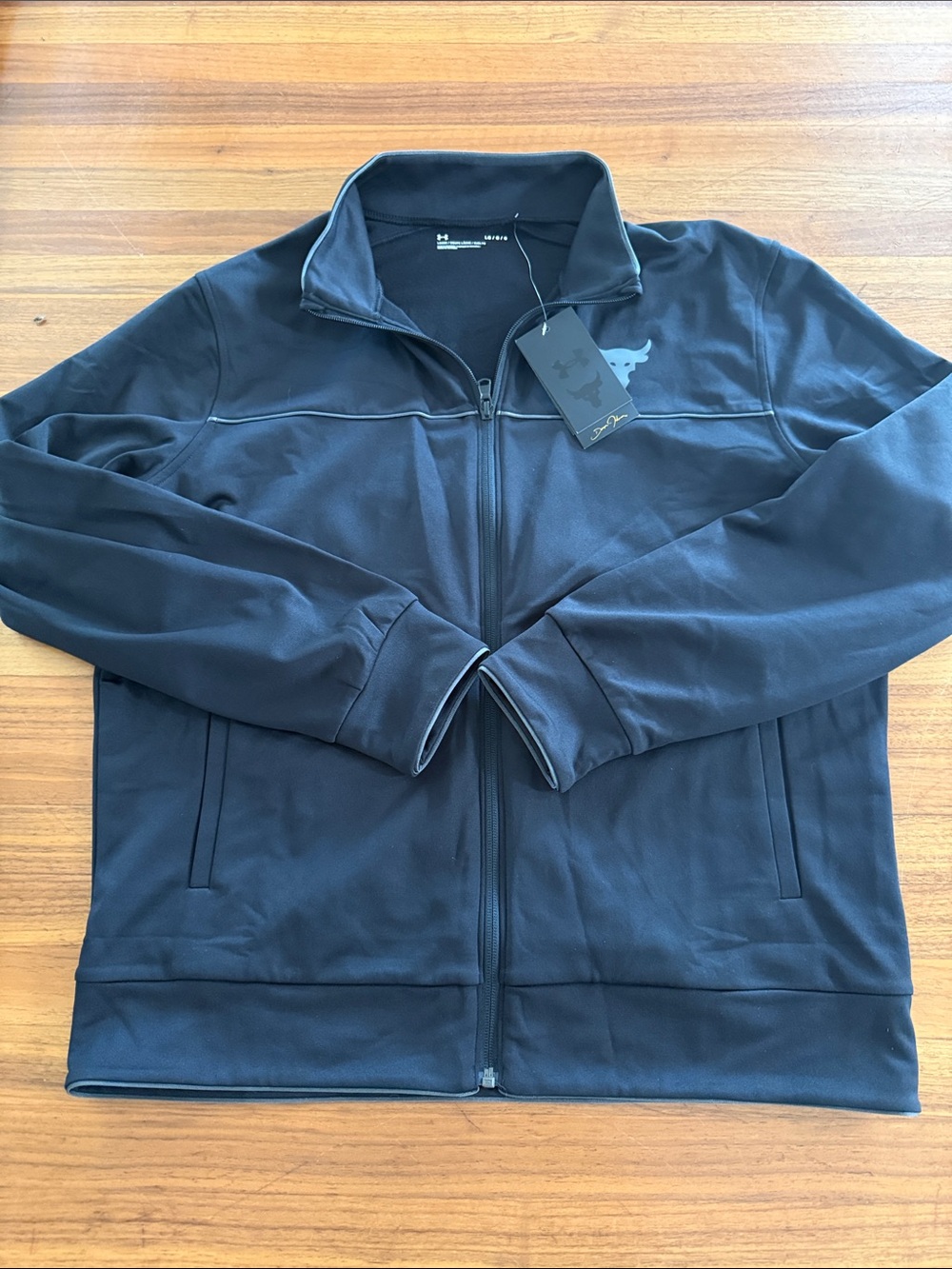 NWT Under Armour Project Rock Track Jacket, Size L